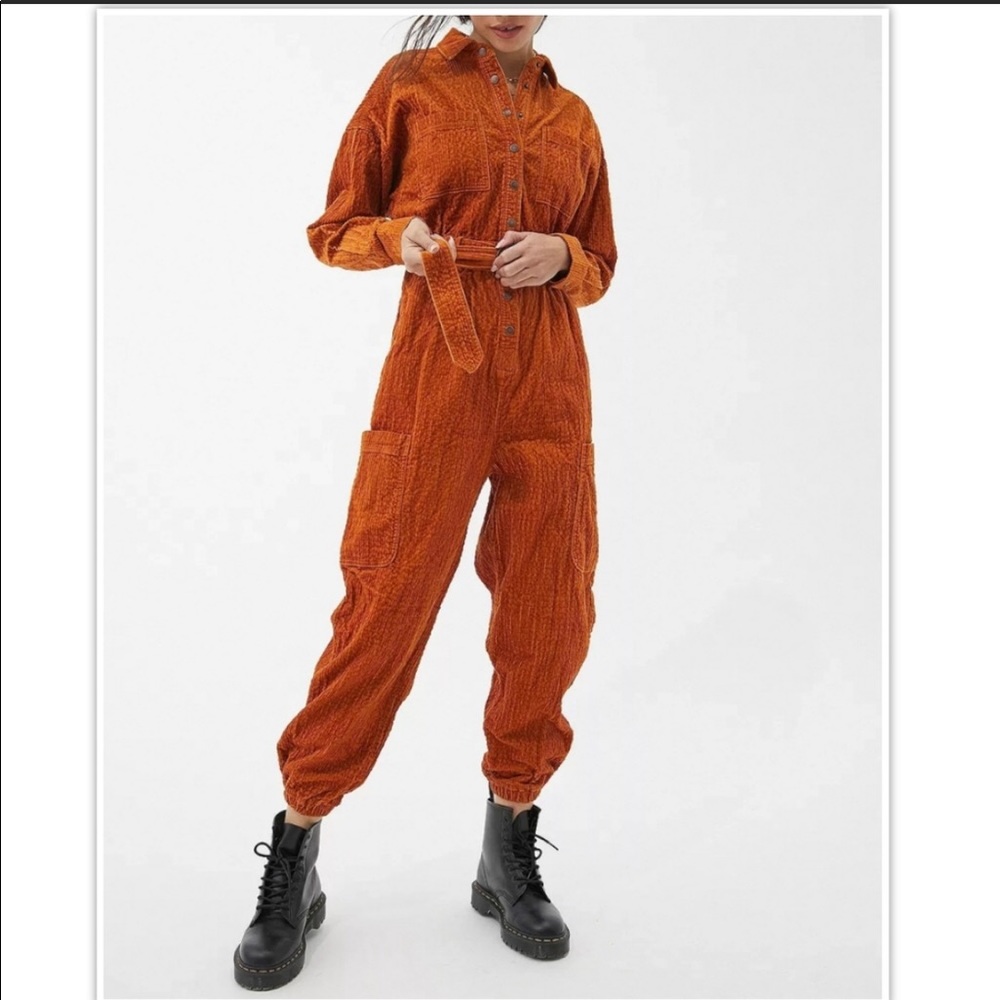 UO Adam Dusty Orange Coverall